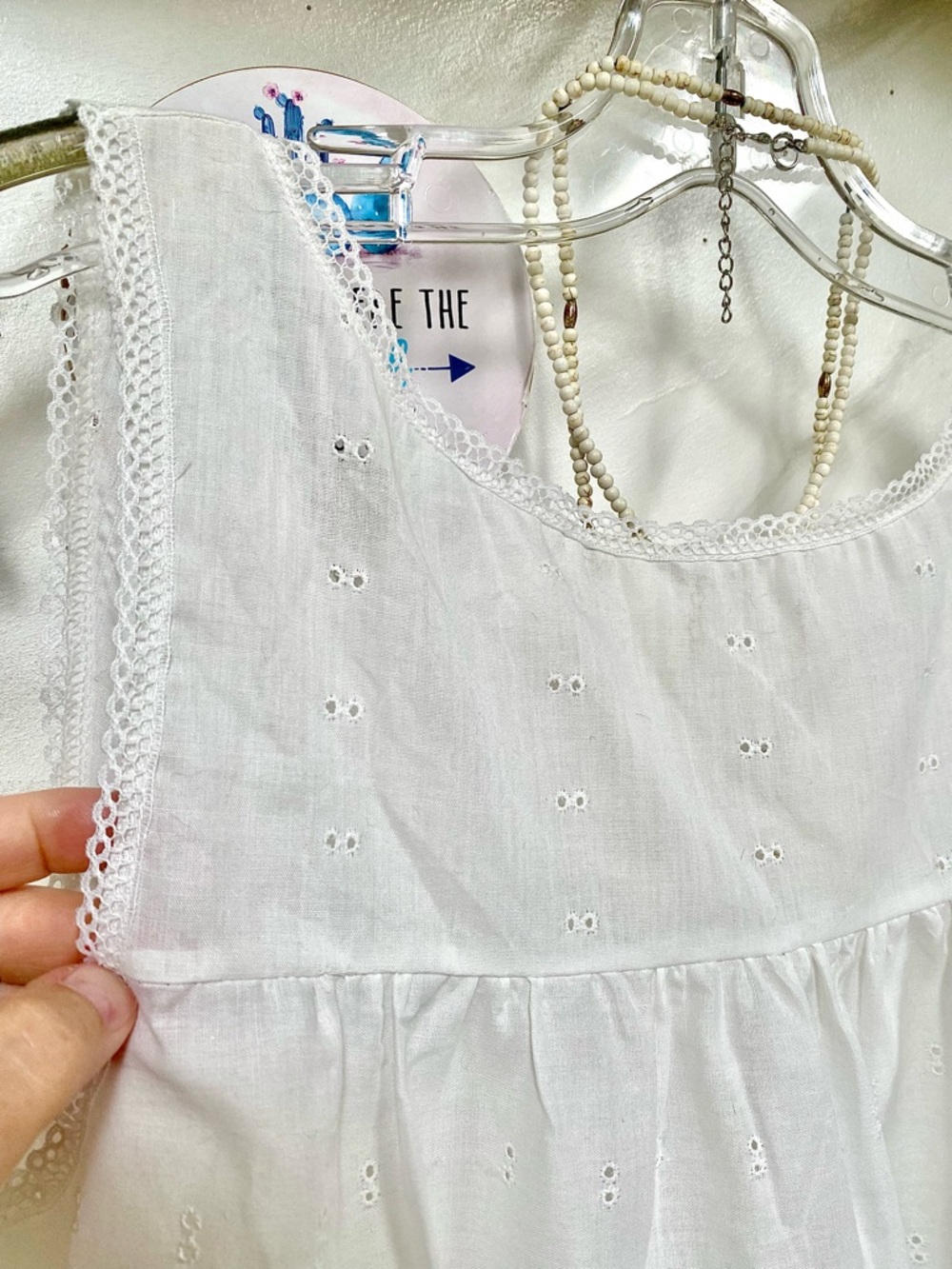 Prairie/victorian/farmhouse boho dress/gown w shabby chic peasant lounge vibe - Picture 7 of 11